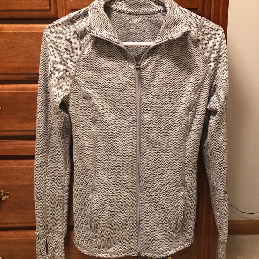 Old Navy Active Gray Full Zip